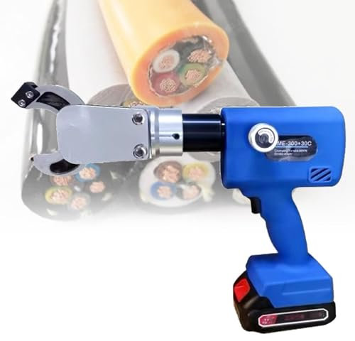 Outil de coupe portatif, for câble Cu/Al et blindé 0-30/65 mm, coupeur hydraulique électrique, avec 2 batteries amovibles, base de chargement(A)