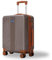 Int'x Koffer Reisekoffer Hartschalenkoffer Rollkoffer Handgepäck XHA253 Größe M Braun