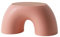 Ringförmig Toilettenhocker Erwachsene Tragbar rutschfest Langlebig Kackhocker Für Das Badezimmer Klohocker Wohnbereich Couchtisch Fußhocker(Pink)