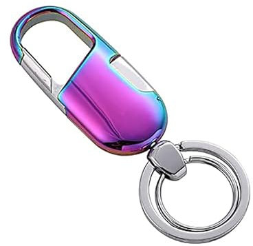 YWXKZZMX Porte Clé Voiture, pour R-enault Safrane/Sandero/Scala/Scenic/Sport Spider Portable Anti-Perte Porte-clés Auto Clef Accessoires,C