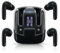 KLYX9 Cuffie doppie senza fili - 4 in 1 scatola di ricarica doppia 80 H - Caschi Bluetooth - Cuffie Bluetooth - Cuffie - Cinturino magnetico regalo