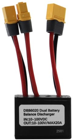 Sudemota Ebike Dual Battery Balanced Discharge Module for 10V-100V Battery Max Current 20A Ebike Accessories