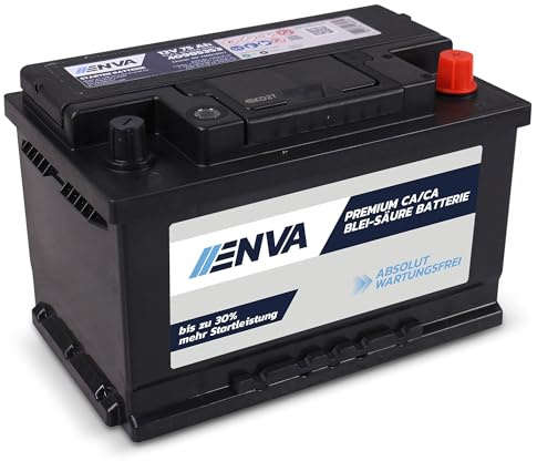 ENVA MADE FOR QUALITY Autobatterie, Starterbatterie 12V 75Ah 660A 12V,