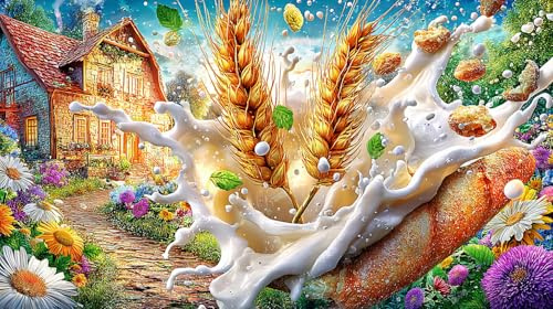 Avena Sativa 1000 Teile Erwachsenenpuzzle - Recyclingpapier HerausForderndes Spiel Wanddekoration & Geschenk 38x52/1000pcs