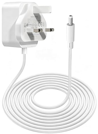 5V 1A Power Adapter Charger for Vtech Baby Monitor VM3254 VM3252 Screen | for Vtech VM5463 VM5467 VM923 Parent Unit & Video RM5755HD Camera Replacement AC Power Supply Adapter (2M Cable)