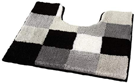 Kleine Wolke 5426926129 WC-Vorleger Caro 55 x 55 cm schwarz