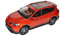 Paudi T*o*y*o*t*a RAV4 Rot Orange SUV 4. Generation Ab 2013 1/18 Modell Auto mit individiuellem Wunschkennzeichen