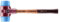 Simplex Schonhammer, TPE-soft; mit Tempergussgehäuse und hochwertigem Holzstiel | D=60 mm | 3001.060