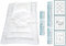 TM Maxx Baby Set Kinder Set Bettdecke U-Kissen Enten Motiv Mikrofaser Farbe Weiß Decke Bettdecke 100x135 cm + U-Kissen 40x60 cm mit Öko-Tex Nachhaltiges Produkt
