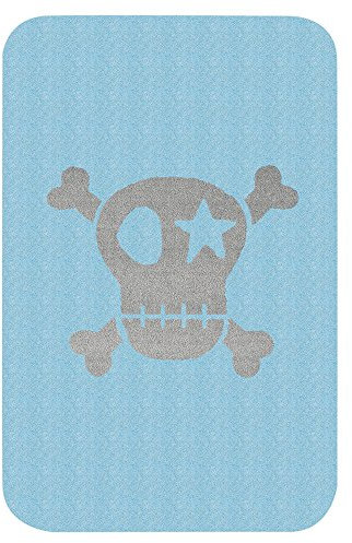 Zala Living Pirate Kinderteppich Soft Konturschnitt, Polyamid, Blau, 120 x 67 x 0,7 cm