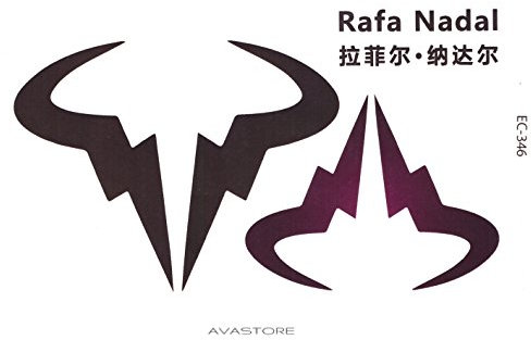 Avastore Temporäres Tattoo für Herren, Tennis Rappheel Ninja Spanisch