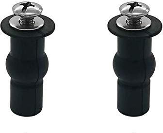 Pair of Universal Toilet Seat Expanding Rubber Bolts for Top Fix Fixing Seats