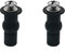 Pair of Universal Toilet Seat Expanding Rubber Bolts for Top Fix Fixing Seats