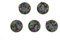 War World Gaming Dark Woodland Toadstool Goblin Bases x 5 (25mm) - 28mm Fantasy Wargaming Miniatures Model Terrain Figure Painting Wargame Battle Modelling