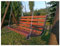 Details zu Gartenschaukel Hollywoodschaukel Massivholz Kiefer (03010 160 cm Gusseisen)