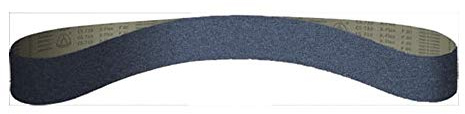 Klingpsor 342298 CS 710 XF Feilenbänder für Stahl, Edelstahl, NE-Metalle, F4G Stoßverschluss, 80 Korn, 13mm x 455mm, 25 Stück