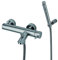 Paffoni LIG023ST Miscelatore vasca con duplex doccia Master serie LIGHT Steel Looking