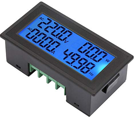Multimeter Pocket Digital Multitester Voltmeter Amperemeter YB5140DM Multifunktions Wechselstrom Ampere Messgerät Voltmeter 0~20A Digitalanzeige 60~500 V Digital LCD Anzeige Ampere Meter