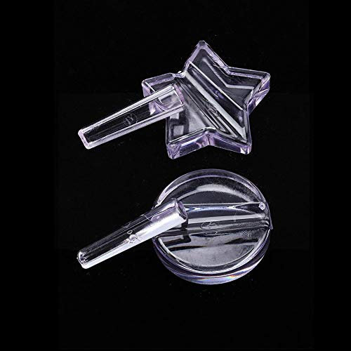 Nail Art Templates 2 Pcs Metal Frame Bending Tools Professional Embossed Molds for Household Salon Use