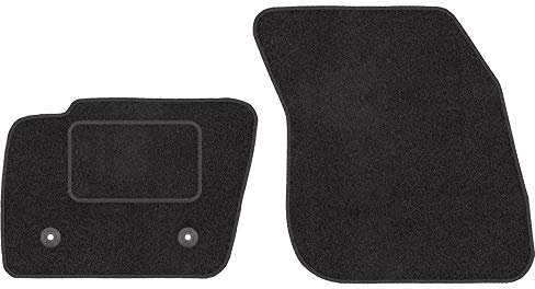 Fußmatten mit Clips 2er Set für Ford Mondeo 5 MK5 V 2014-2019 Velours Automatten