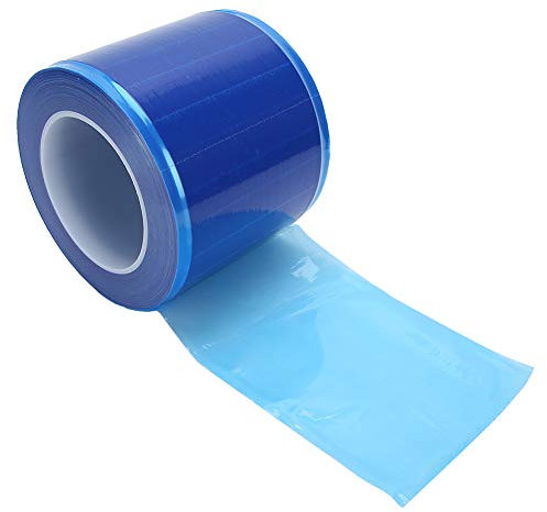 Barrier Film Einweg Tattoo Schutzfolie - Wasserdichtes Tape Roll - 1200 Blatt/Rolle Tätowierungszubehör (Blau Transparent)