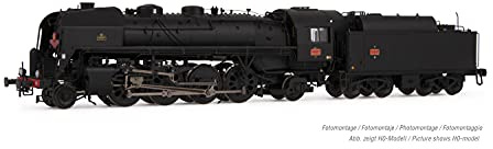 SNCF 141R 1173 Dampflokomotive Mistral, Boxpok-Räder, schwarz, großer Brennstoff-Tender
