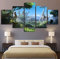 HYSNZJK bilder 5Pcs Horizon Zero Dawn Gamer Wandkunst Leinwand Hd Print leinwandbilder Poster Bilder Gemälde Wohnzimmer Dekoration Größe2 Mit Rahmen, 12x16inchx2
