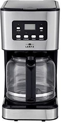 Kaffeemaschine Edelstahlfront und LCD Display programmierbar