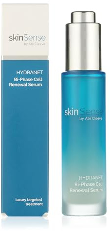 SkinSense Hydranet Bi-Phase Cell Renewal Serum 30ml, Hydrating Facial Oil, Hydration Boost Serum, Cell Renewal Elixir, Miracle Oil, Plant-Based Facial Oils for Women