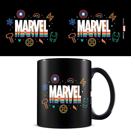 Pyramid International Marvel Tasse (Pride Rainbow Logo Design) – Offizieller Merchandise-Artikel