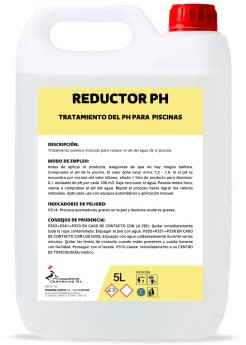 Reductor de pH para Piscinas – Líquido Regulador de Acidez en Agua – pH Minus – Tratamiento Químico Profesional – Mejora la Calidad del Agua y Evita la Irritación