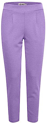 ICHI IHKATE Pique PA Damen Sweathose Sweatpants Relaxhose mit Stretch Enger Schnitt, Größe:M, Farbe:Chive Blossom (183634)
