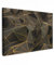 MuchoWow© Impression sur Toile Peinture 120x80 cm Tableau Mural Decoration Salon Reproductions de Tableaux Murale Moderne Abstrait - Or - 3D - Luxe - Art