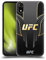Head Case Designs Offizielle UFC Schwarz Gold Jersey Logo Soft Gel Handyhülle Hülle kompatibel mit Apple iPhone XR