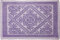 Tappeto Sardo Stuoia Passatoia tappeto bagno 100% Cotone Made In Italy prodotto in sardegna (Lilla, 50x80)