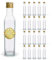Espirito Rebelde 20 Bouteilles en Verre 500ml avec Bouchon a Vis Doré | Huile d'Olive, Vinaigre, Alcool | Huilier en Verre, Récipient en Verre, Bouteille D'Huile