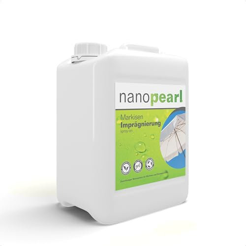 PODOROX NANOPEARL Markisen Spray On Imprägnierung | 5000 ml Imprägnierspray | Textil & Leder