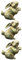 MAGICLULU 3st Messing Hase Kabinett Messingstatue Hasenstatue Kaninchen-Ornament Messingverzierungen Hasendekoration Aus Messing Sternzeichen Hase Innenausstattung Schneckendekor Innere Glas