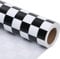 Titiweet Geschenkpapierrolle mit karierter Flagge, Mini-Rolle, 43,2 cm x 10,2 m, Rennwagen-Geschenkpapier für Jungen und Mädchen, Auto-Geschenkpapier für Geburtstag, Weihnachten, Urlaub (karierte