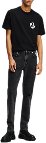 Karl Lagerfeld Jeans Herren Slim Denim Säuredunkelgrau 3632