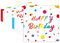 40 Stück Happy Birthday Party Servietten，33x33cm Happy Birthday Geburtstag Party Einwegpapier Servietten für Mädchen Geburtstag Party Zubehör Dekoration