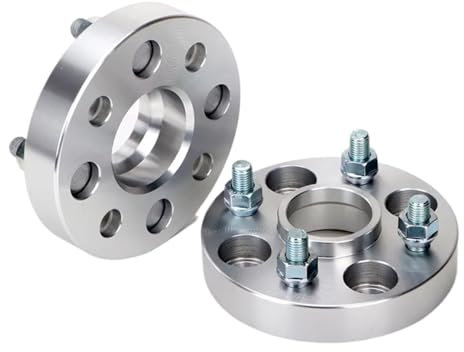 Spurverbreiterung Für Vw Für Polo Für Jetta Für Gol Für UP Für Santana M12XP1.5 4 Loch Auto 2 Stück 20/25/30/35mm PCD 4x100 CB 57,1mm Rad Spacer Adapter Auto Distanzscheiben(30mm Silver)
