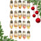 Wpsagek Weihnachtsbaum-Schneekugel-kette,Kugel-kette, Vintage Schneekugel ketten, Cartoon-Weihnachtsbaum-LED-für den Winter, Neujahr, Haus, Garten, Hinterhof