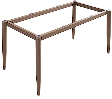 Pieds de table avec cadre en métal avec ventouses, base de bureau industrielle pour plateau en bois et verre marbre, couleur violette (105 x 60 x 72 cm)