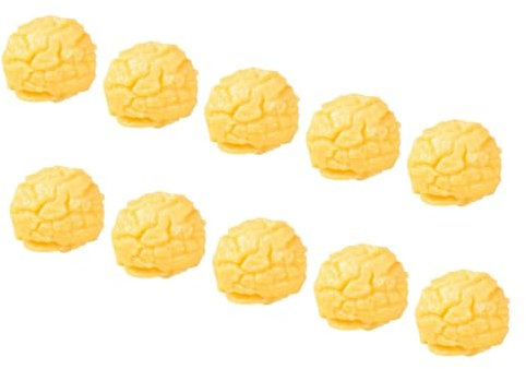 TOYANDONA 10pcs Realistic Simulation Popcorn Decor Artificial Food Props for Photography Party Home Decoration Safe Lightweight Faux Popcorn Models for Events