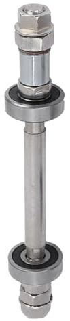 Schwerlaste Metallrad -Hub -Hub -Achse für Fahrrad ((Vorne) Achse + 6000 Lager) ((Hinten) Achse + 6000 Lager)