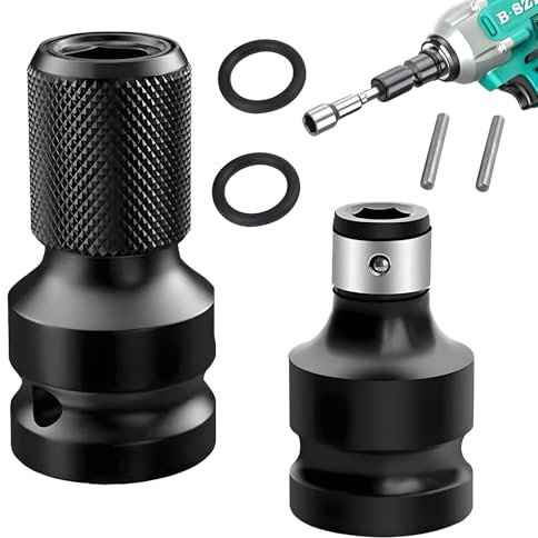 2 Stück Schlagschrauber Adapter,Schlagschrauber Bit Adapter,Für Schlagratschenschlüssel Und Schraubendreher-Bit-Halter