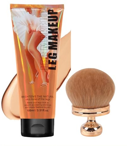 Wasserfestes Bein-Make-up ohne Übertragung, Körper Make Up Wasserfest, Bein Make Up Wasserfest, Bein-Make-up-Lotion, Wasserfestes Make-Up Abdeckcreme, Make Up für Tattoo (B)