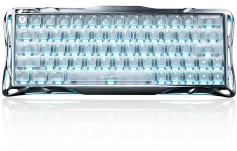 GravaStar Mercury V60 Pro Clavier Gaming, Fréquence de Polling 8K | Technologie Hall haut de gamme, Rapid Trigger ultra-précis RT 0,005 mm, latence 0,125 ms, châssis premium en aluminium CNC