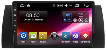 Car Radio para BMW 5 E39 E53 X5 1995-2006 9 Pulgadas Android 15 Autoradio con Wireless Carplay Android Auto para, 4 Core 2G+64G
